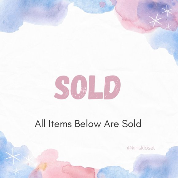 SOLD - All Items Below Sold - Thanks for shopping! - Picture 1 of 1